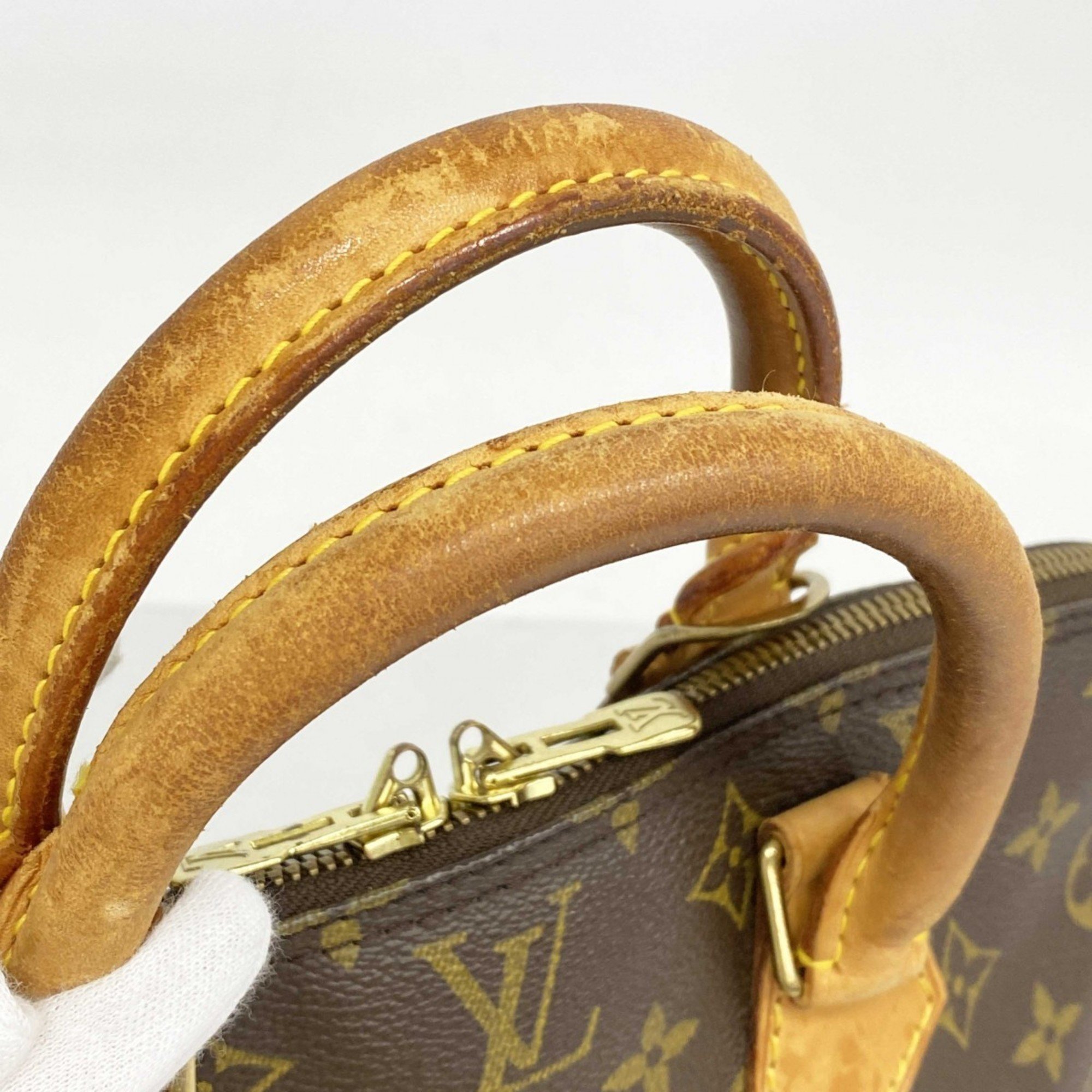 Louis Vuitton handbag Monogram Alma M51130 Brown ladies