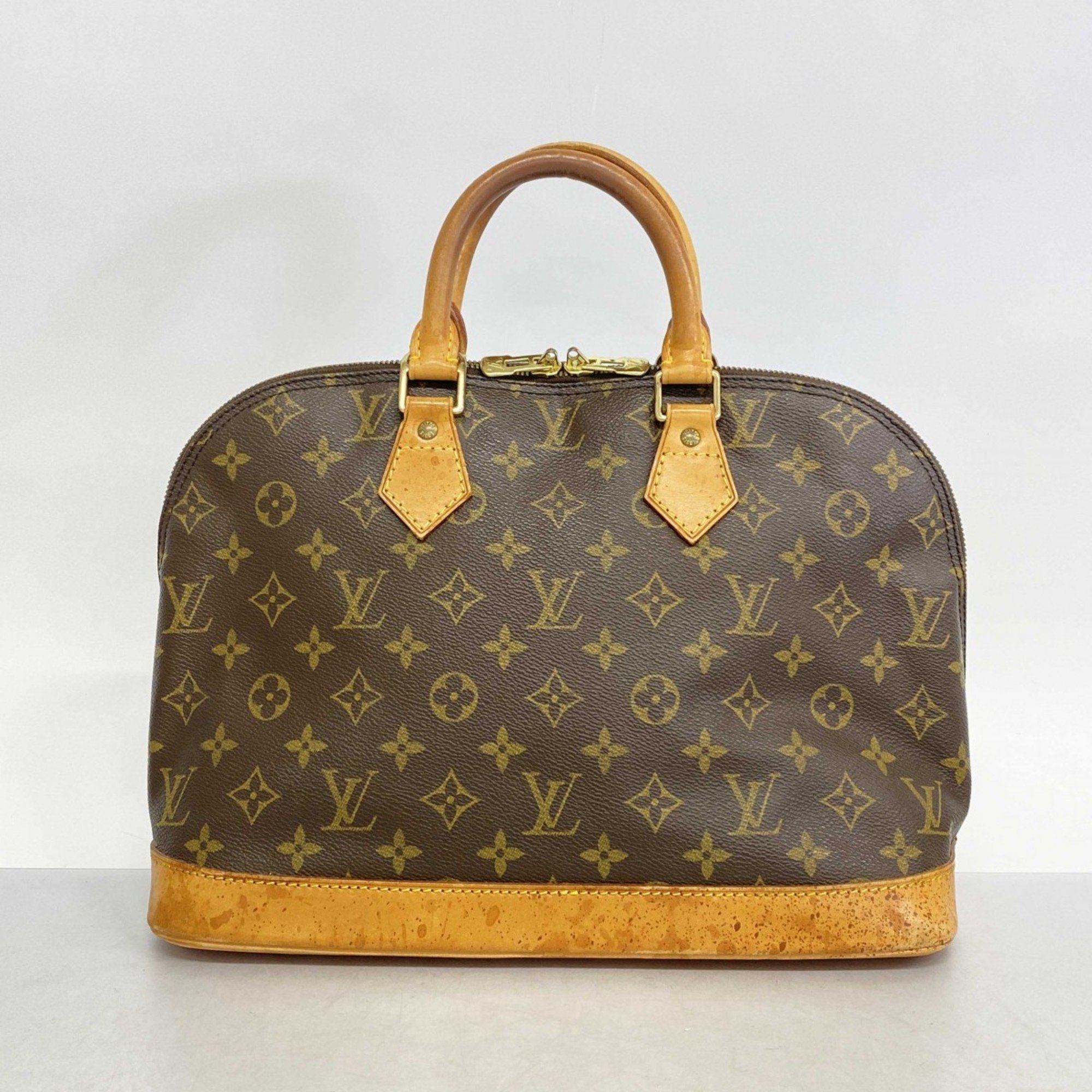 Louis Vuitton handbag Monogram Alma M51130 Brown ladies