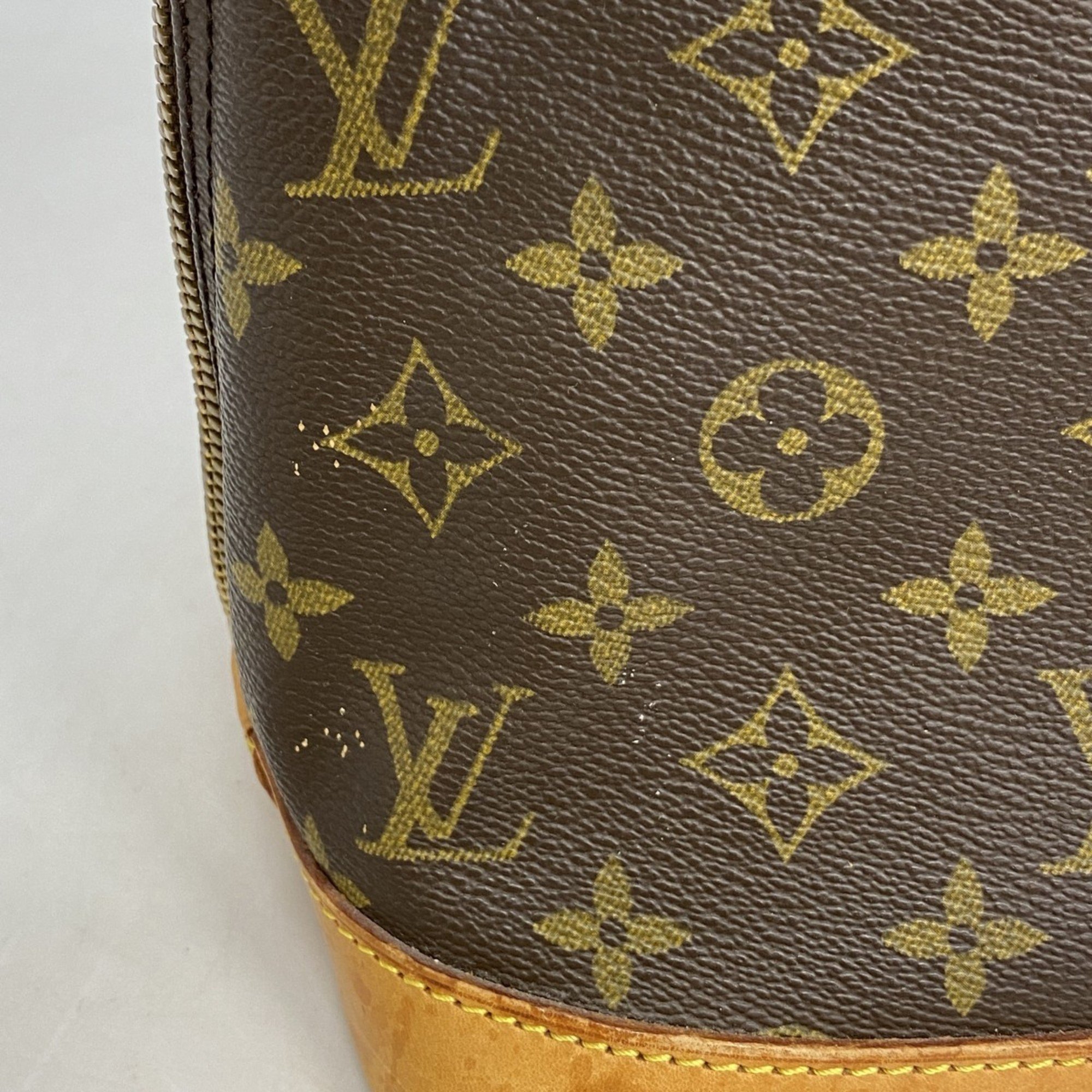 Louis Vuitton handbag Monogram Alma M51130 Brown ladies