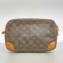 Louis Vuitton Clutch Bag Monogram Compiegne 28 M51845 Brown Men's Women's