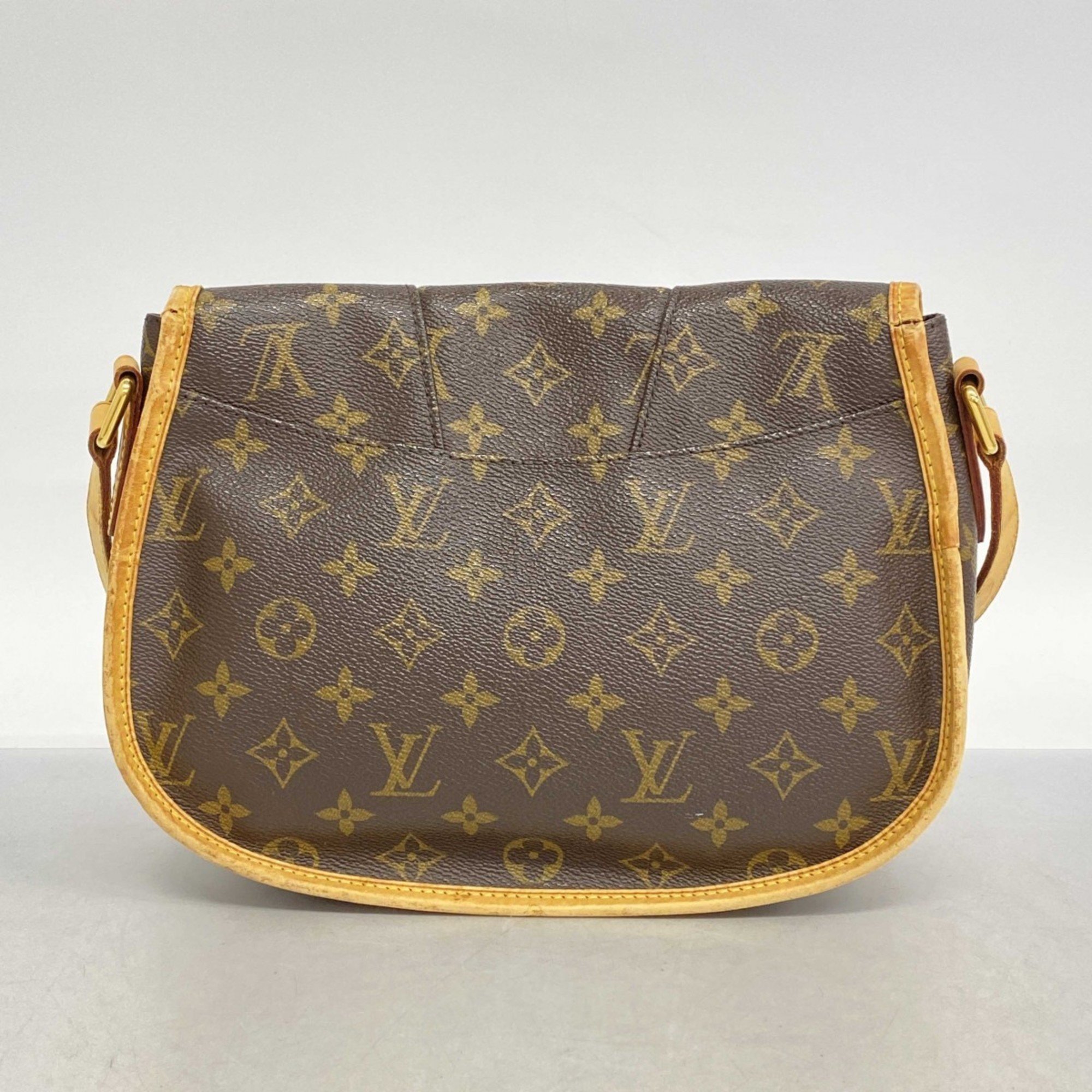 Louis Vuitton Shoulder Bag Monogram Menilmontant PM M40474 Brown Women's