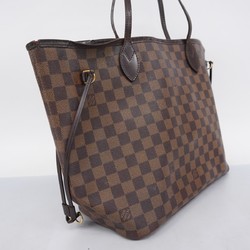 Louis Vuitton Tote Bag Damier Neverfull MM N51105 Ebene Women's