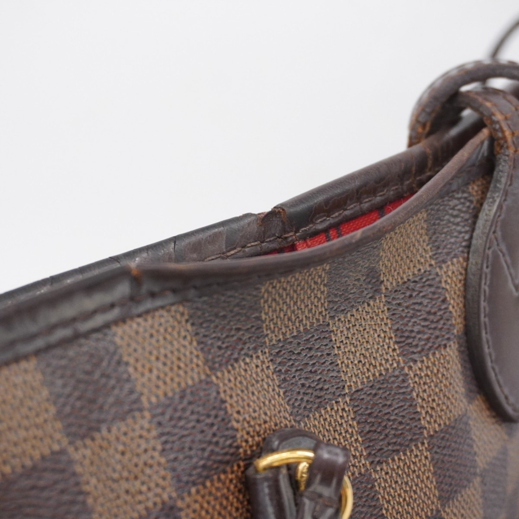 Louis Vuitton Tote Bag Damier Neverfull MM N51105 Ebene Women's