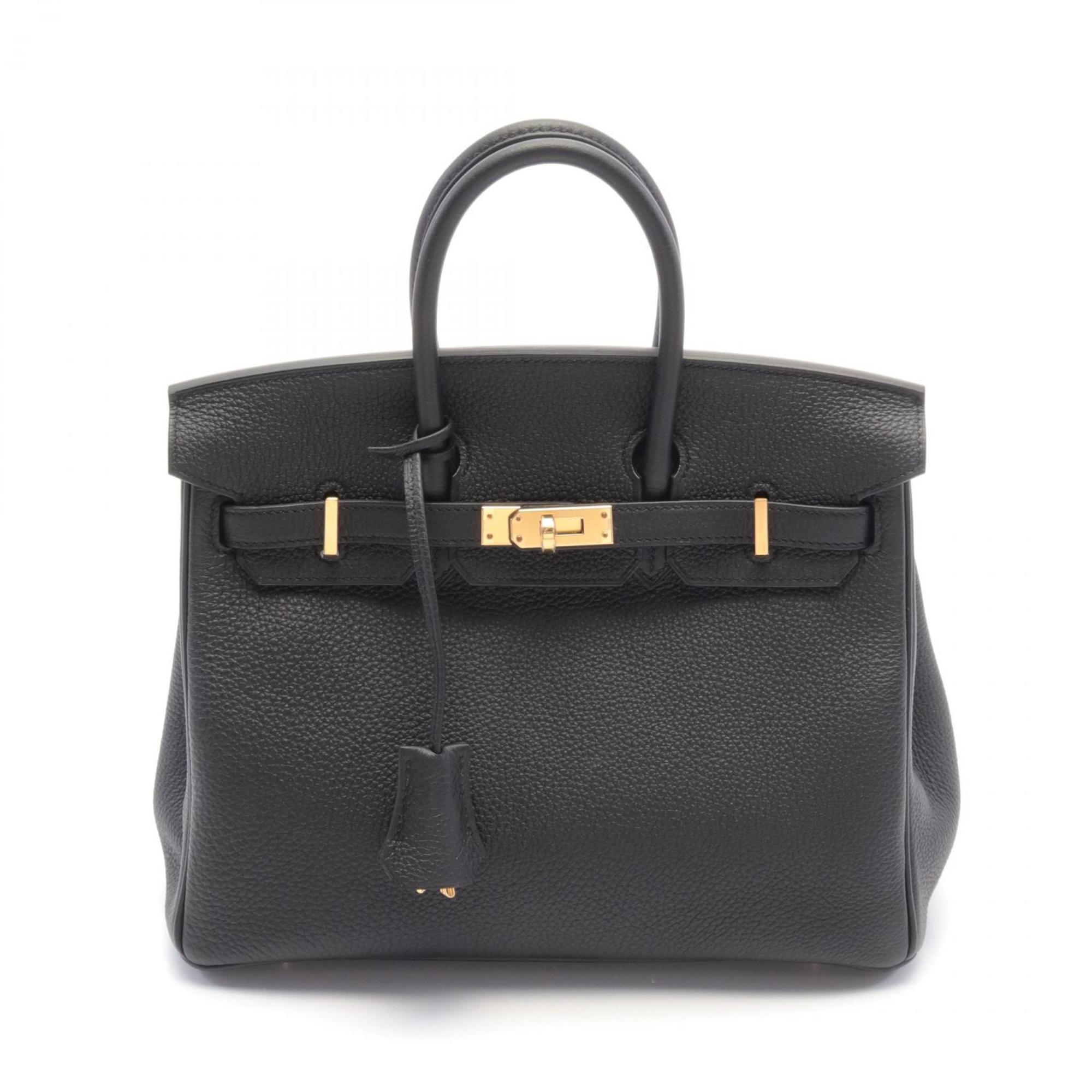 Hermes HERMES Birkin 25 Handbag Bag Togo Women's Black