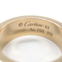 Cartier Love Ring Pavé Diamond K18PG (Pink Gold) Ladies Clear B4083300