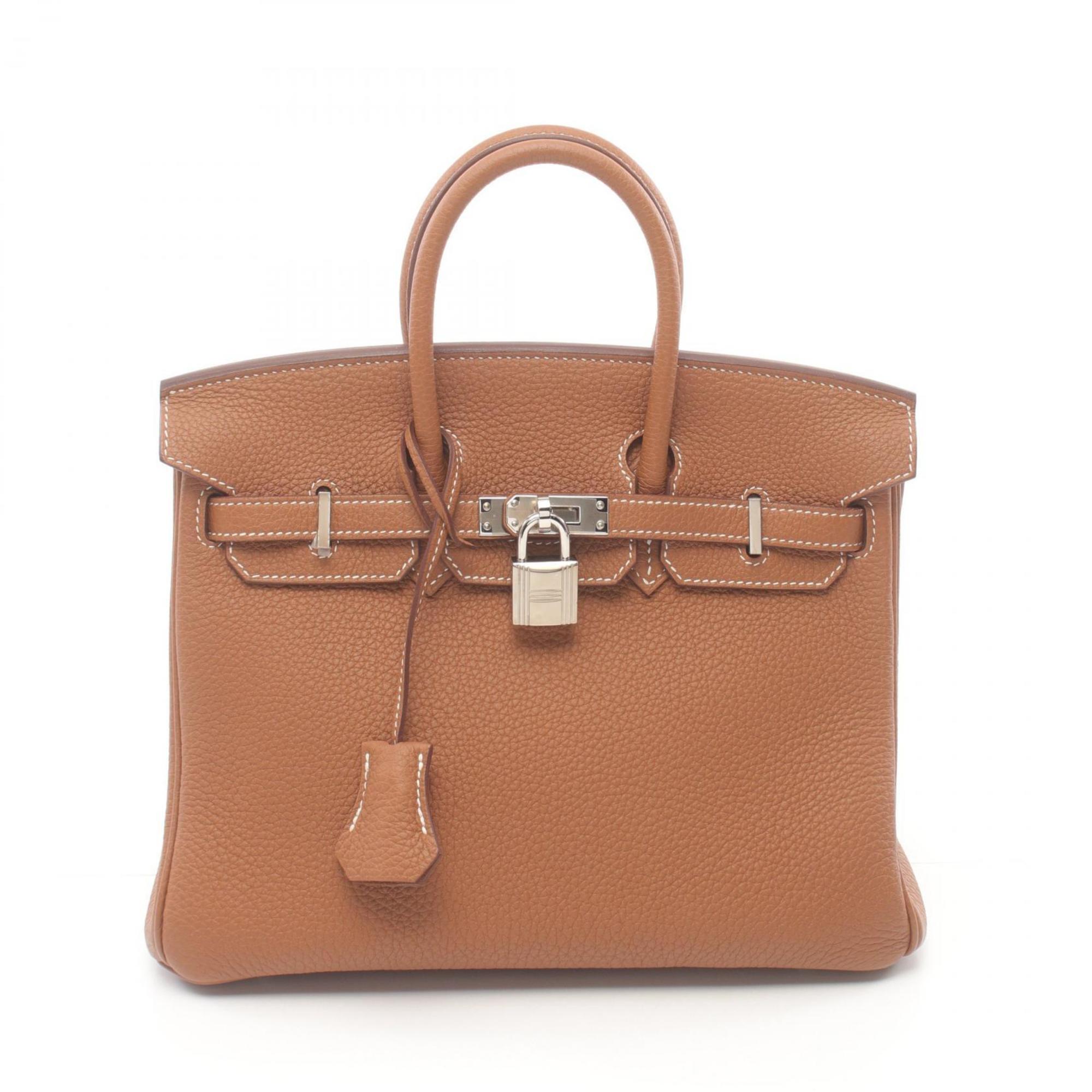 Hermes HERMES Birkin 25 Handbag Bag Togo Women's Brown