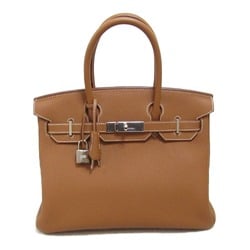 Hermes HERMES Birkin 30 Handbag Bag Leather Togo Women's Gold