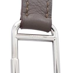 Hermes HERMES neck strap Evercolor Men's Women's Brown