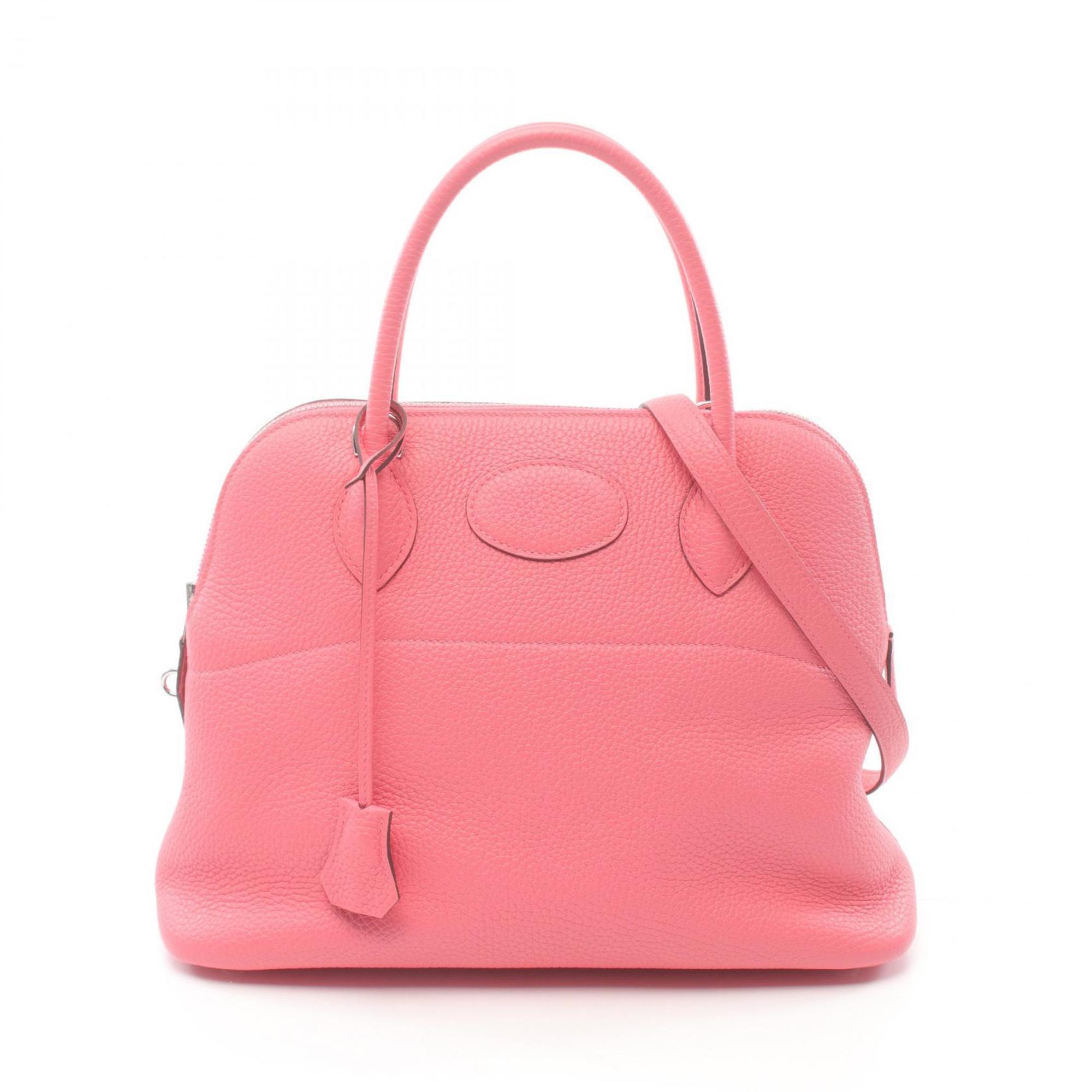 Hermes HERMES Bolide 31 Handbag Bag Taurillon Clemence Women's Pink