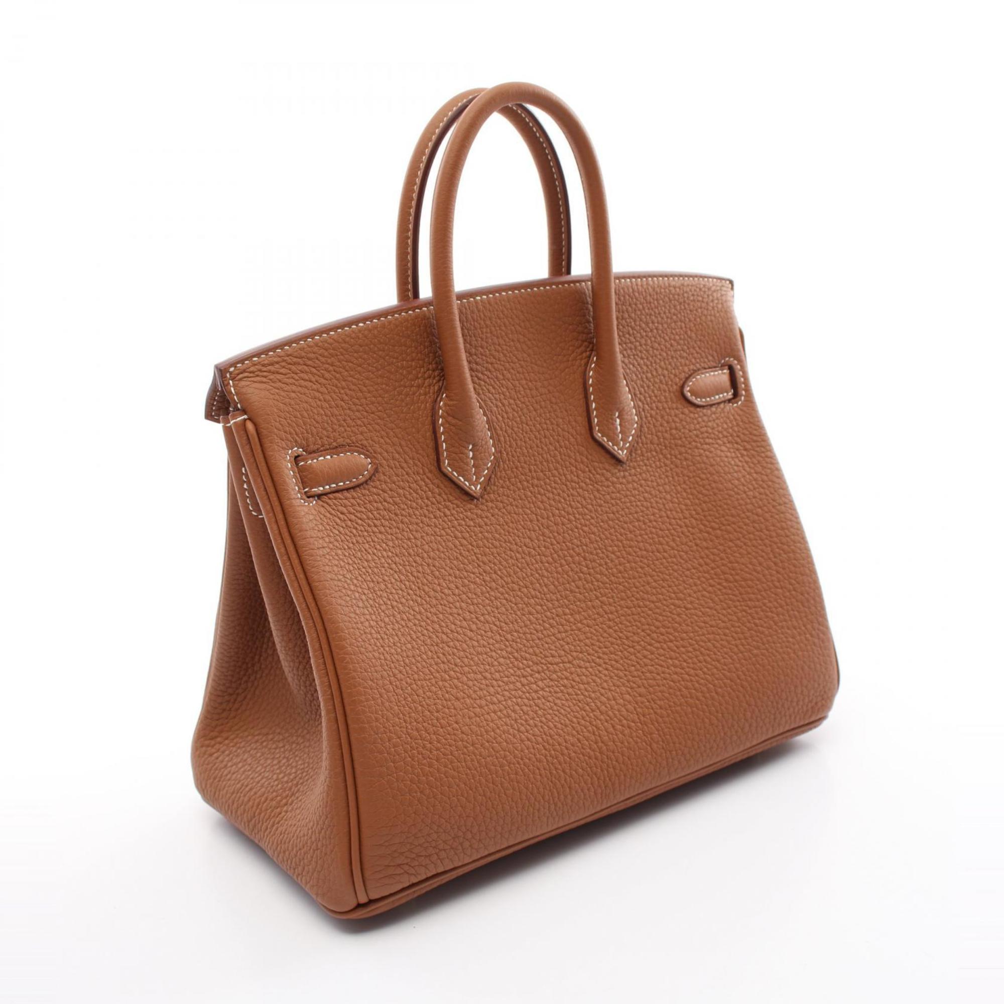 Hermes HERMES Birkin 25 Handbag Bag Togo Women's Brown 041344CC