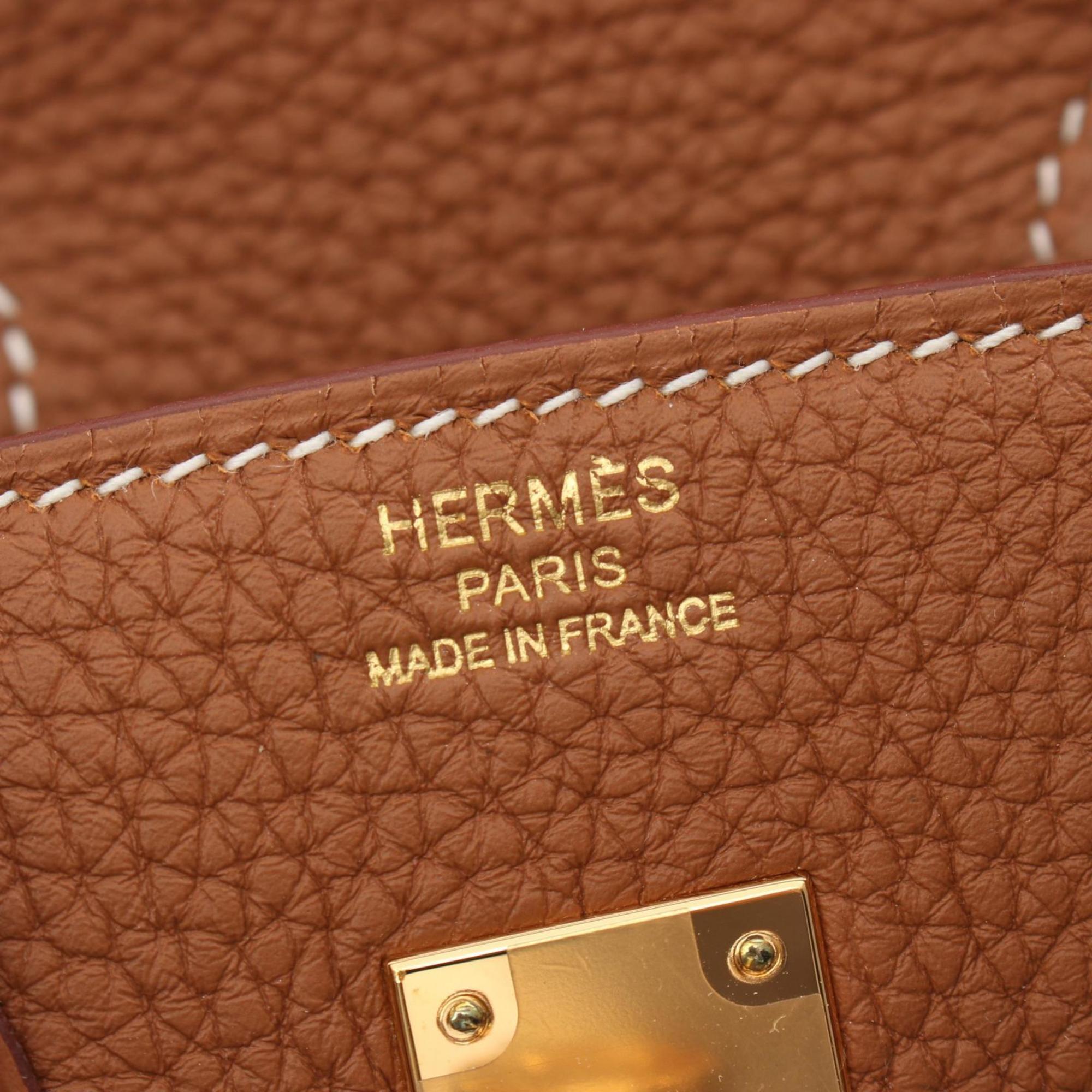 Hermes HERMES Birkin 25 Handbag Bag Togo Women's Brown 041344CC