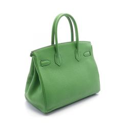 Hermes HERMES Birkin 30 Vert Yucca Handbag Bag Togo Women's Green 030520CP