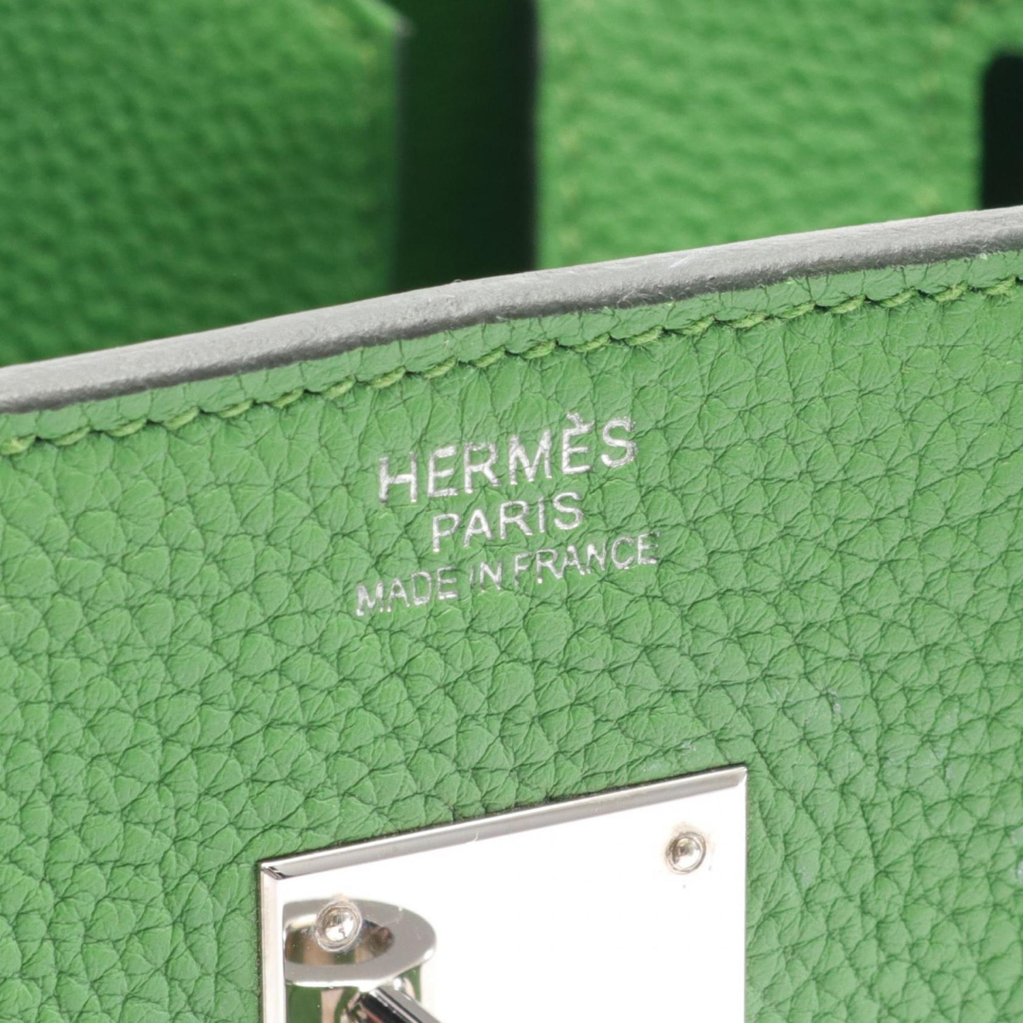 Hermes HERMES Birkin 30 Vert Yucca Handbag Bag Togo Women's Green 030520CP