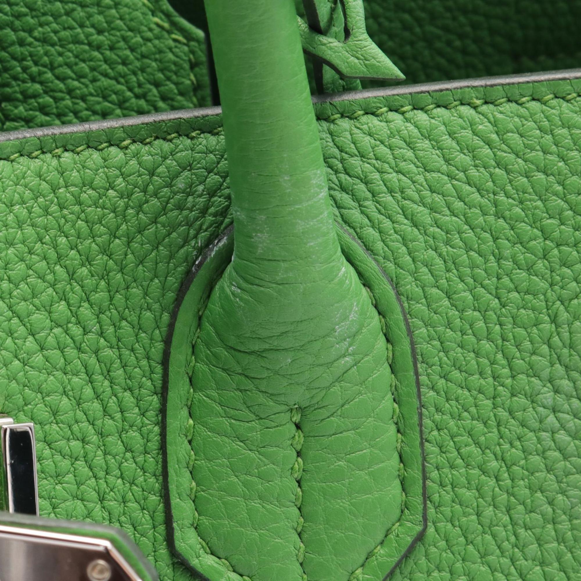 Hermes HERMES Birkin 30 Vert Yucca Handbag Bag Togo Women's Green 030520CP