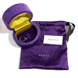 GUCCI Women's Ring GG Running White Gold K18