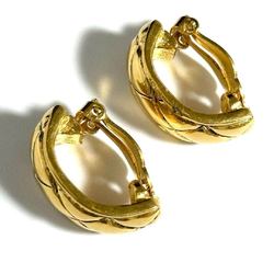 CHANEL Women's Matelasse Clip Earrings