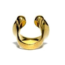 Versace VERSACE Men's Women's Medusa Horseshoe Ring