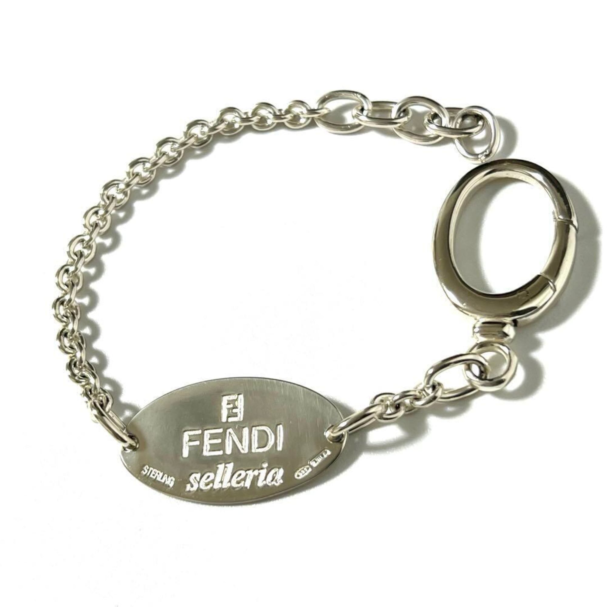 FENDI Men's and Women's Bracelet Selleria Silver