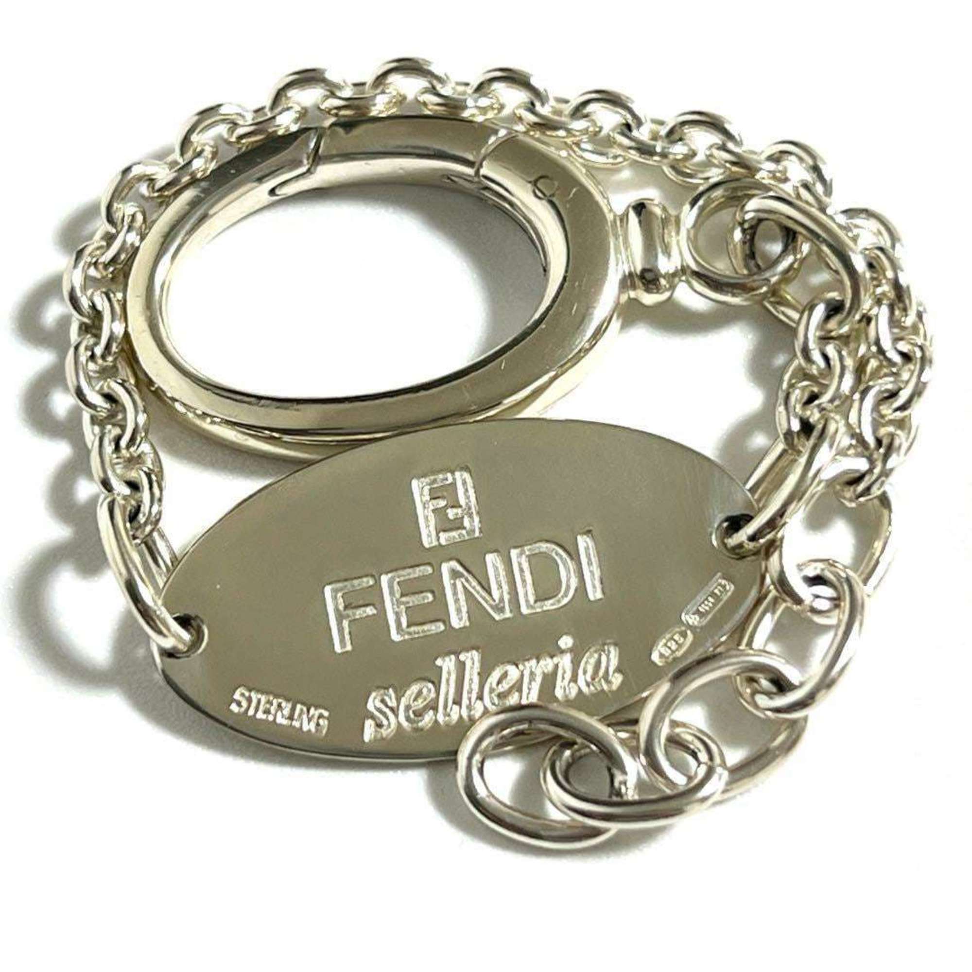 FENDI Men's and Women's Bracelet Selleria Silver