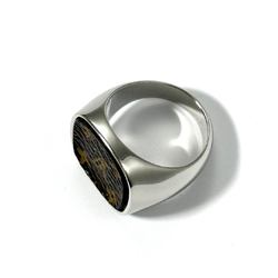 LOUIS VUITTON Men's Ring Signet Monogram Chevalier