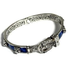 GUCCI Tiger Head Bracelet Bangle for Men and Women, Silver 925