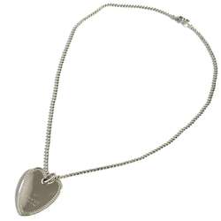 GUCCI Women's Necklace Pendant Trademark Heart Tag Silver 925