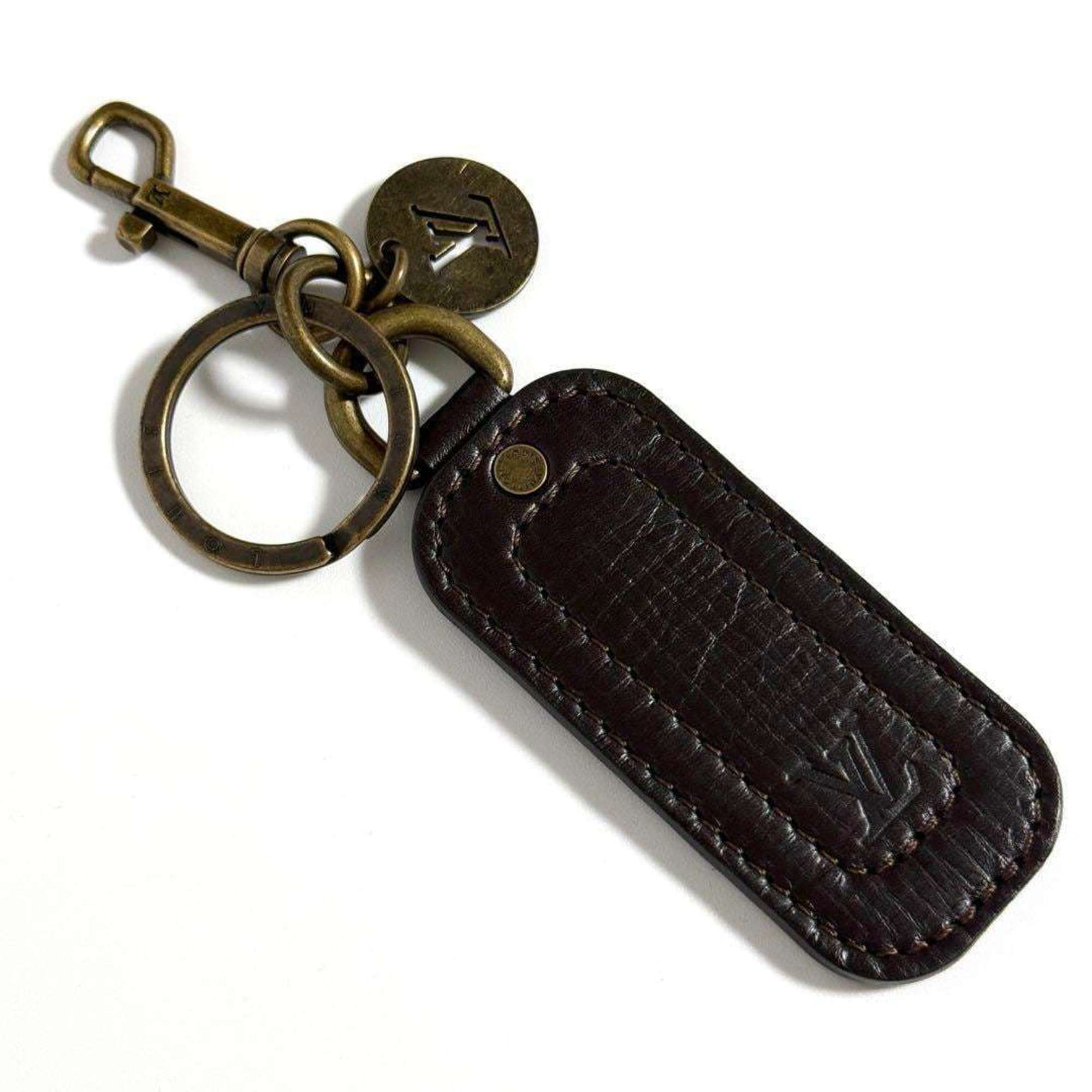 LOUIS VUITTON Men's Key Holder Ring Bag Charm Portocle Utah