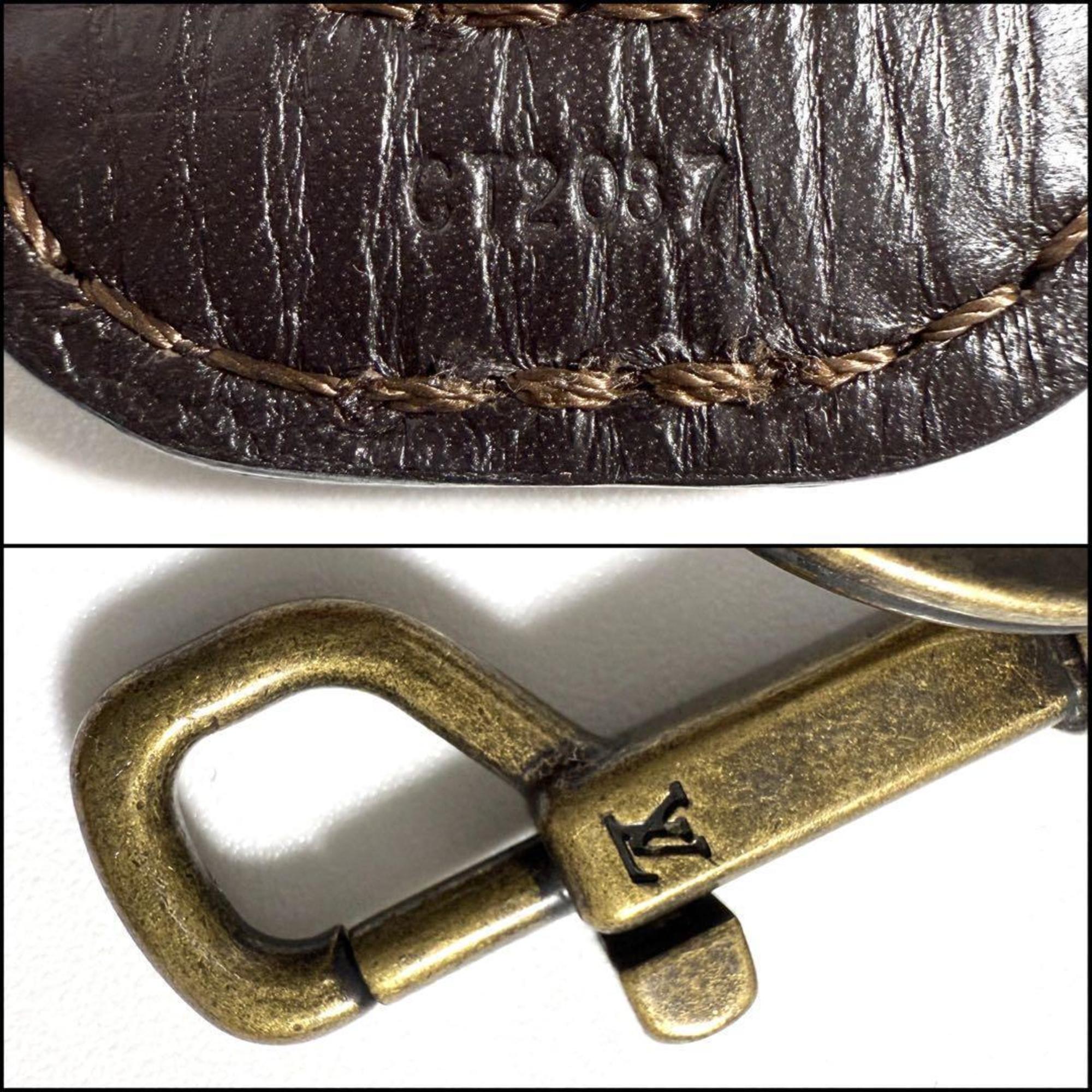 LOUIS VUITTON Men's Key Holder Ring Bag Charm Portocle Utah