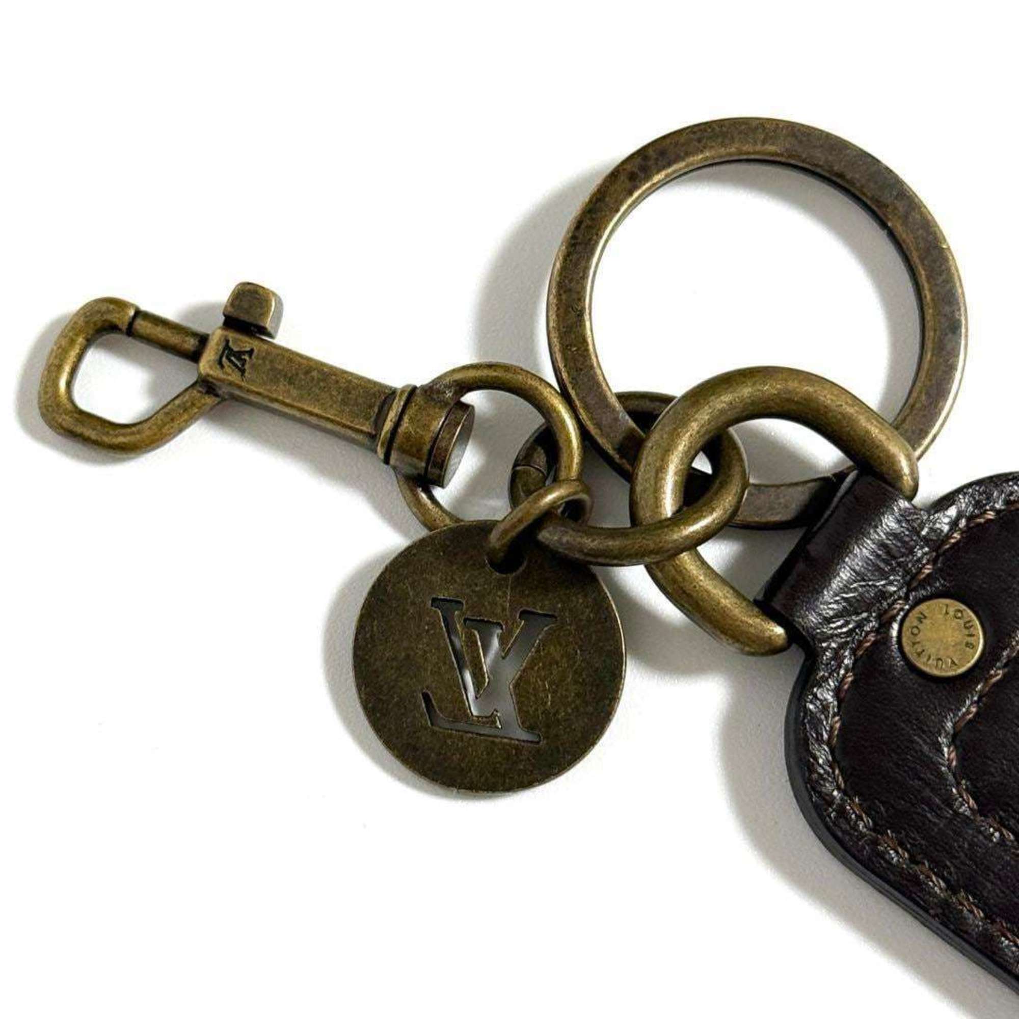 LOUIS VUITTON Men's Key Holder Ring Bag Charm Portocle Utah