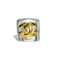 CHANEL Women's Coco Mark Ring, Clear