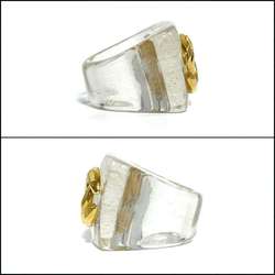 CHANEL Women's Coco Mark Ring, Clear