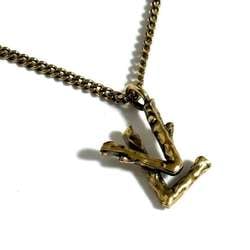 LOUIS VUITTON Men's Pendant Necklace LV Twig