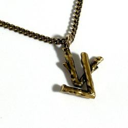 LOUIS VUITTON Men's Pendant Necklace LV Twig