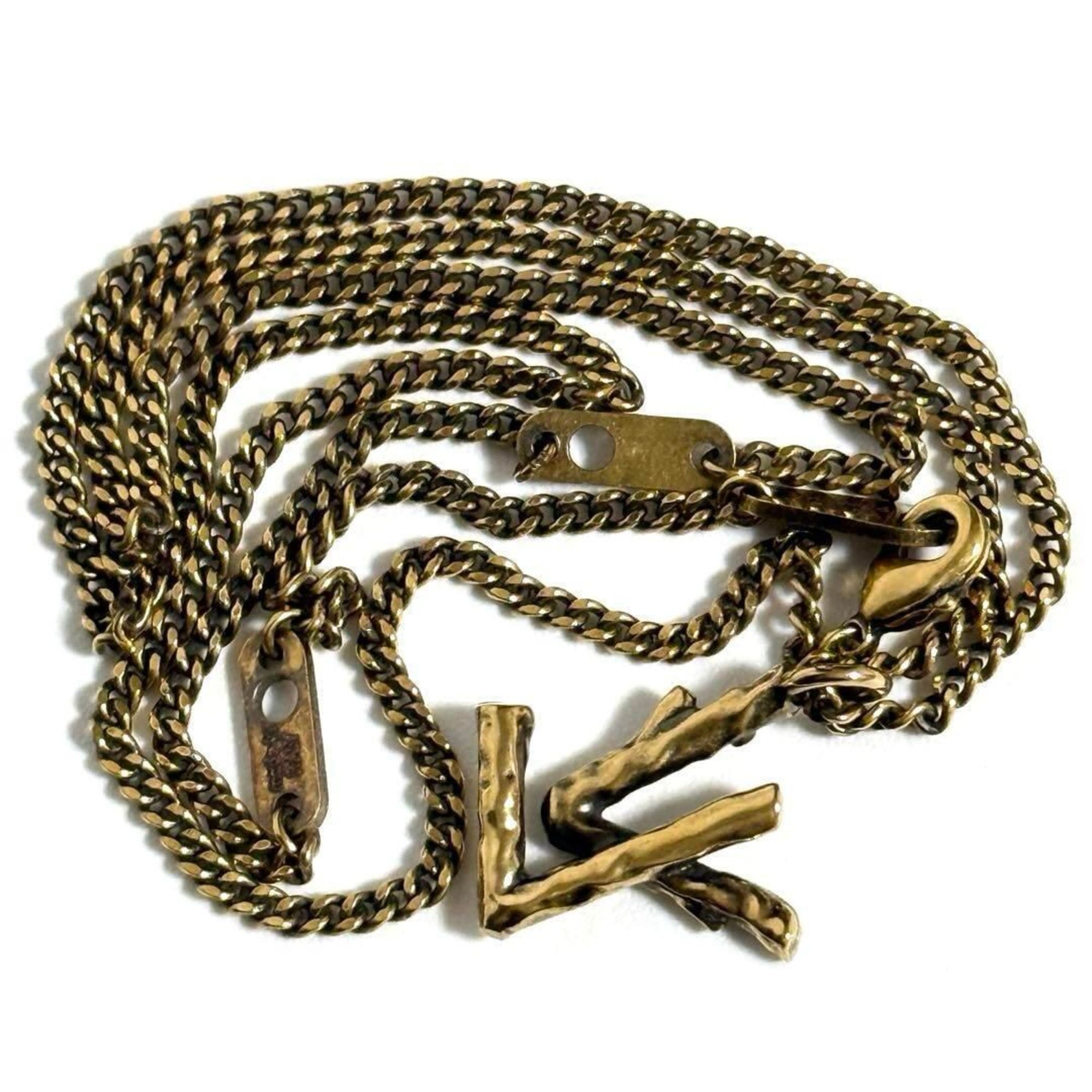 LOUIS VUITTON Men's Pendant Necklace LV Twig