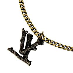 LOUIS VUITTON Men's Pendant LV Wood Necklace