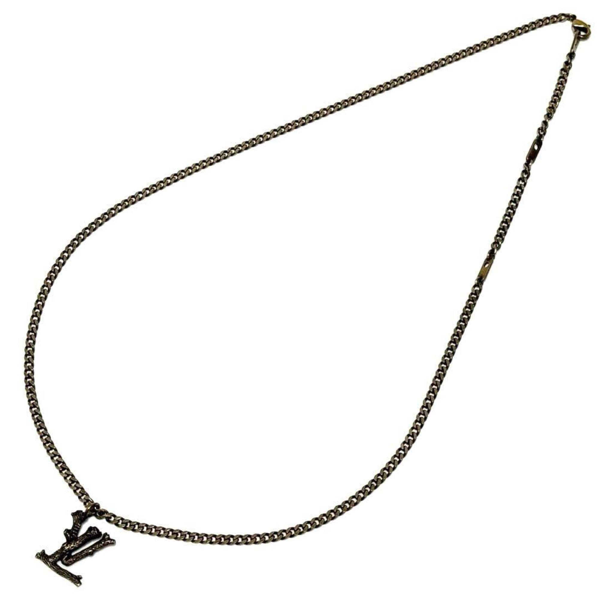 LOUIS VUITTON Men's Pendant LV Wood Necklace