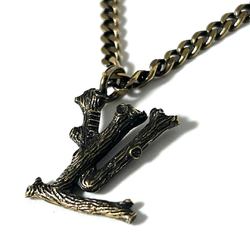 LOUIS VUITTON Men's Pendant LV Wood Necklace