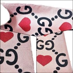 GUCCI Women's Scarf Bandana Neck Bow Valentine's Day