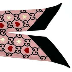 GUCCI Women's Scarf Bandana Neck Bow Valentine's Day