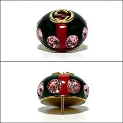 GUCCI Vintage Web Women's Brooch Pin Badge