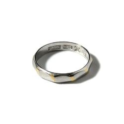 CELINE Platinum Ring for Men and Women, 18K Yellow Gold