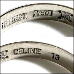 CELINE Platinum Ring for Men and Women, 18K Yellow Gold