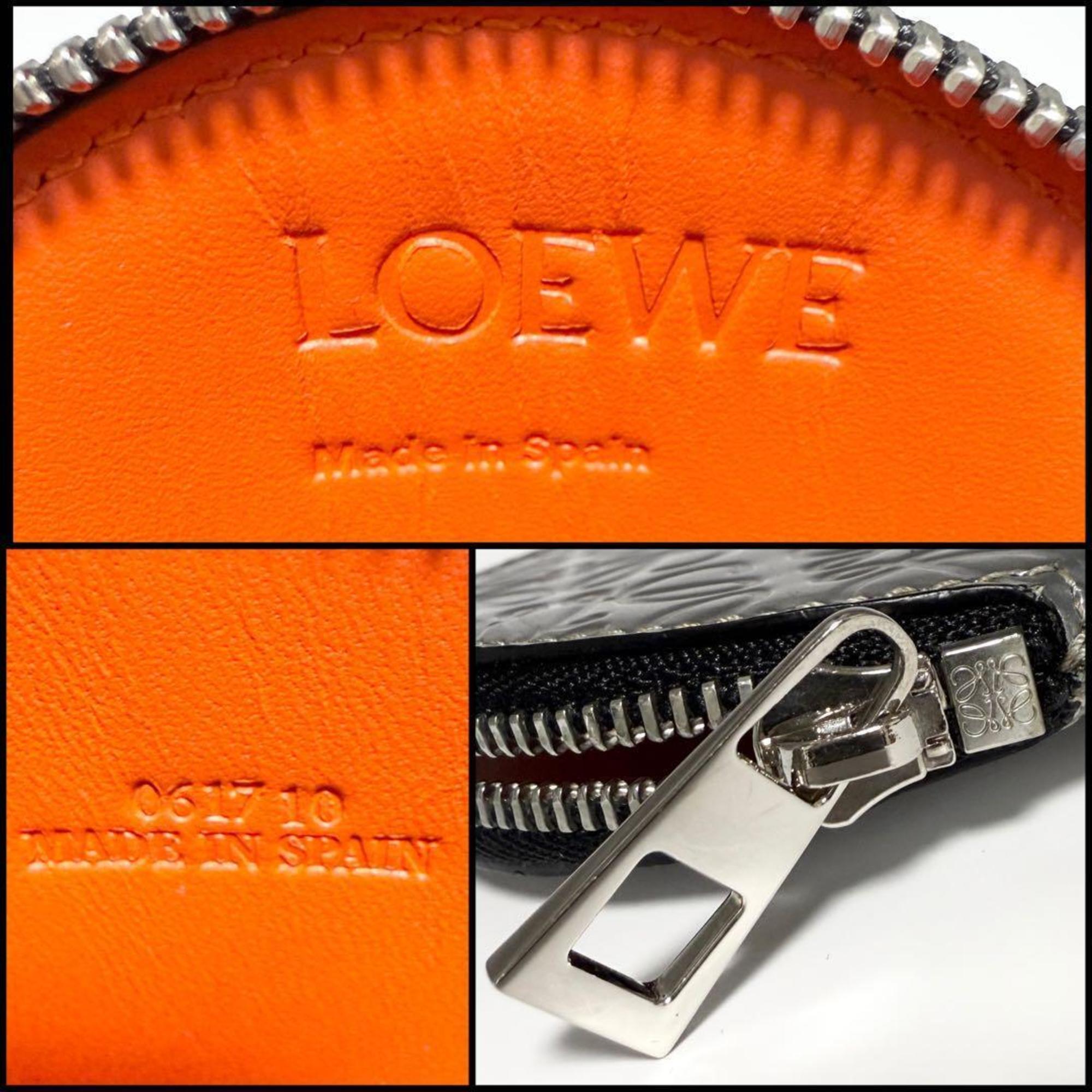 LOEWE Men's and Women's Anagram Coin Case, Leather