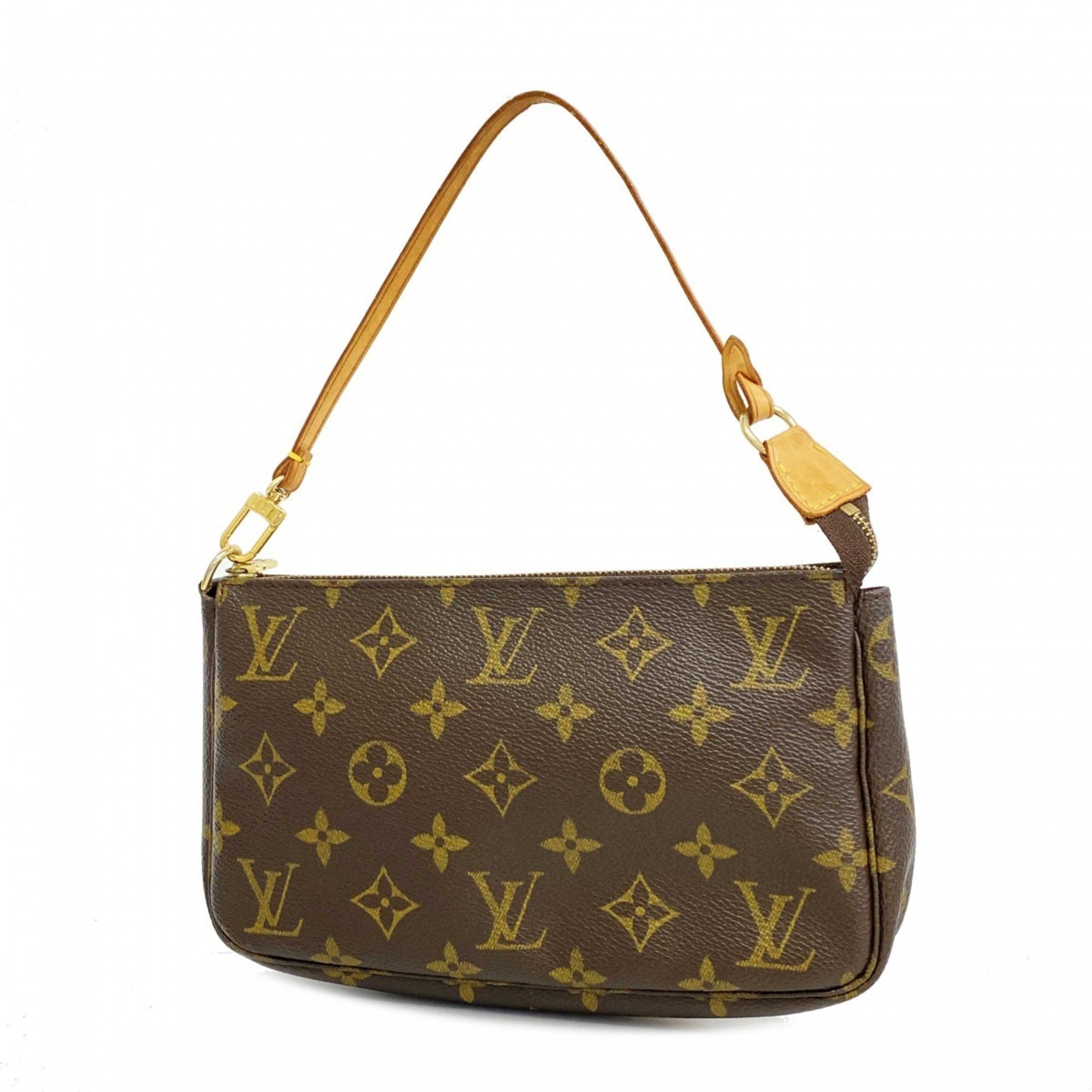 Louis Vuitton Pouch Monogram Pochette Accessoires M51980 Brown Women's