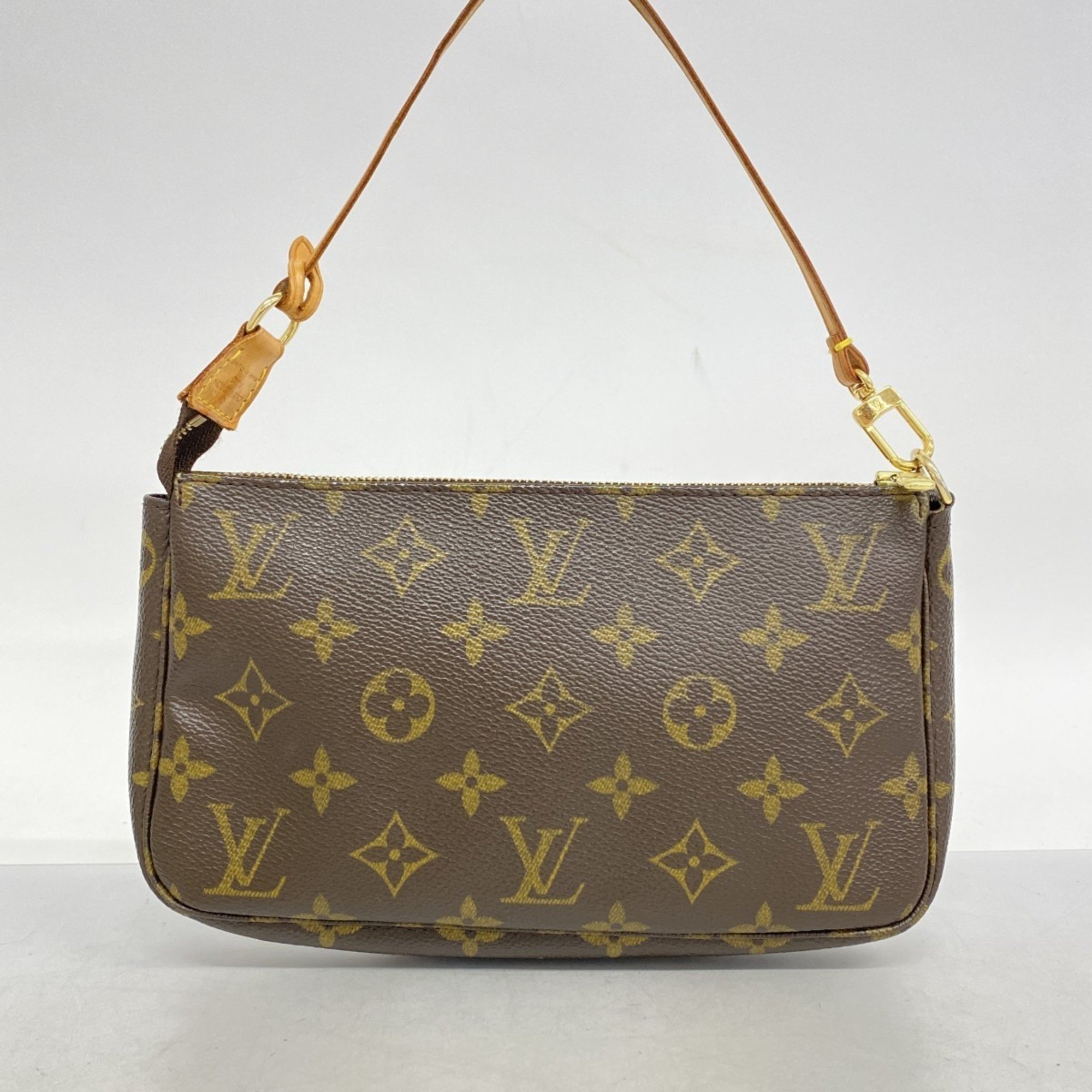 Louis Vuitton Pouch Monogram Pochette Accessoires M51980 Brown Women's