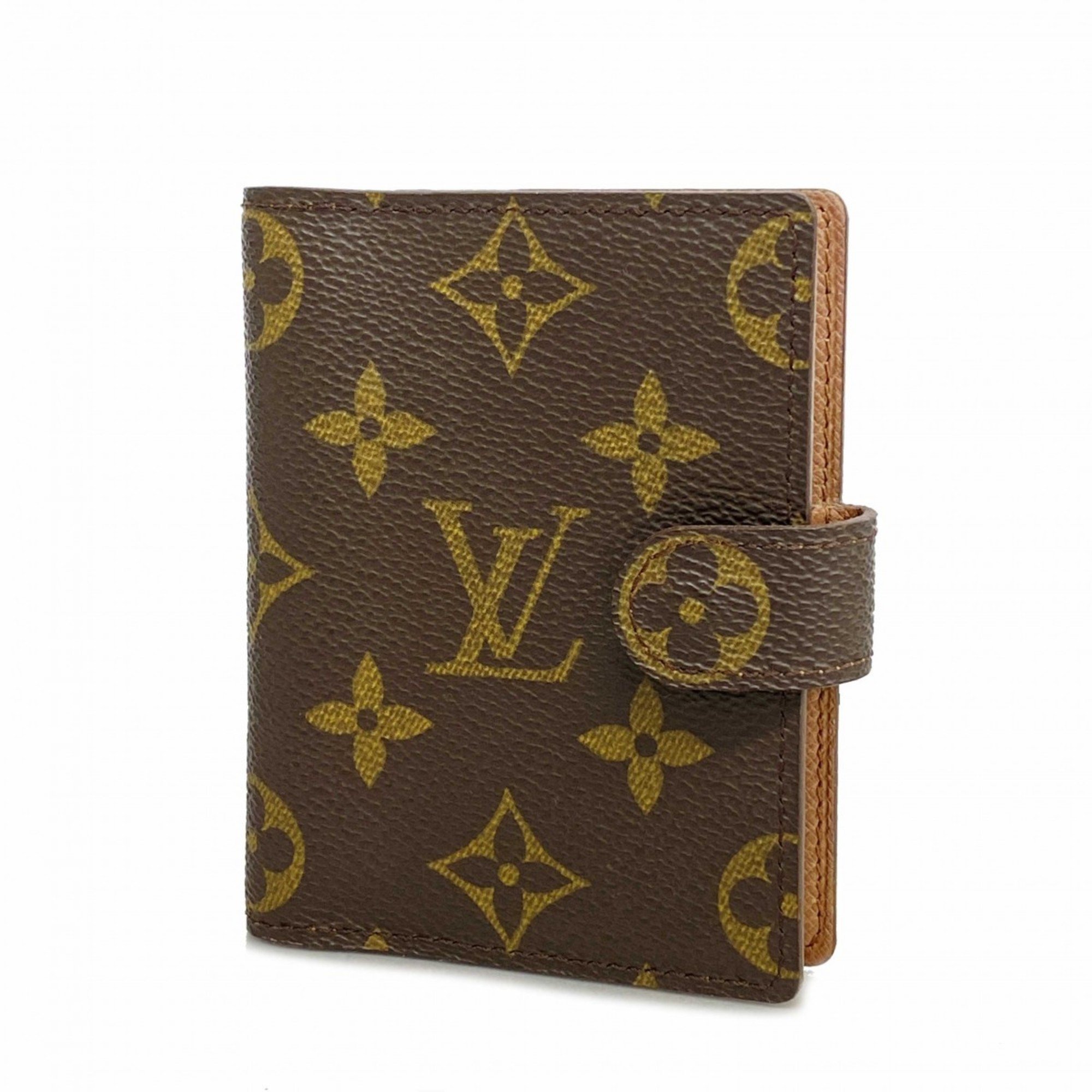 Louis Vuitton Notebook Cover Monogram Agenda R20007 Brown Men's Women's