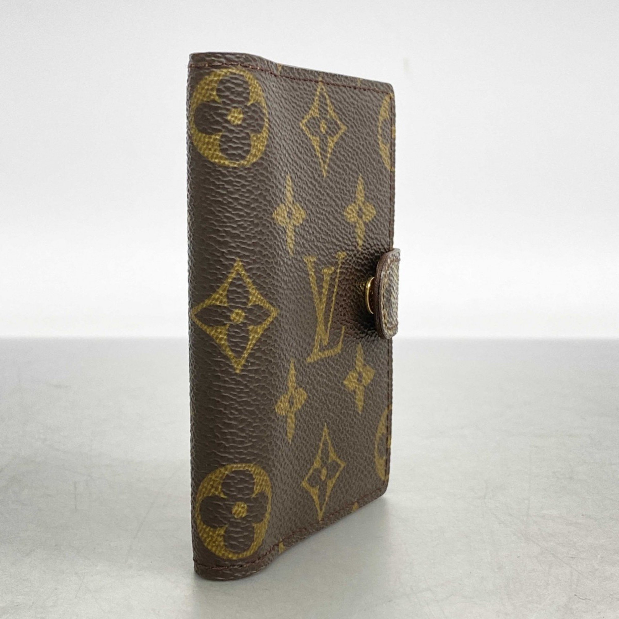 Louis Vuitton Notebook Cover Monogram Agenda R20007 Brown Men's Women's