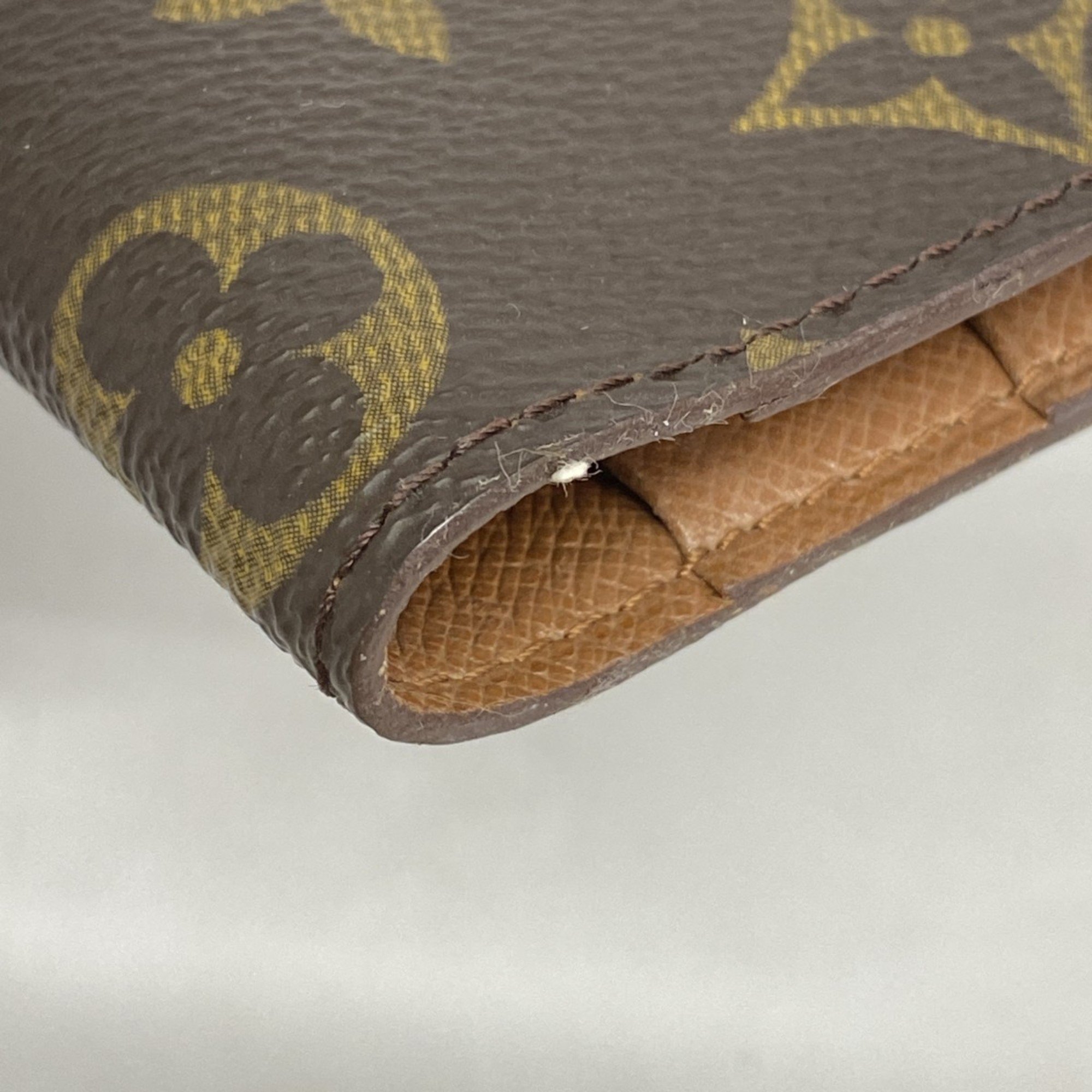 Louis Vuitton Notebook Cover Monogram Agenda R20007 Brown Men's Women's