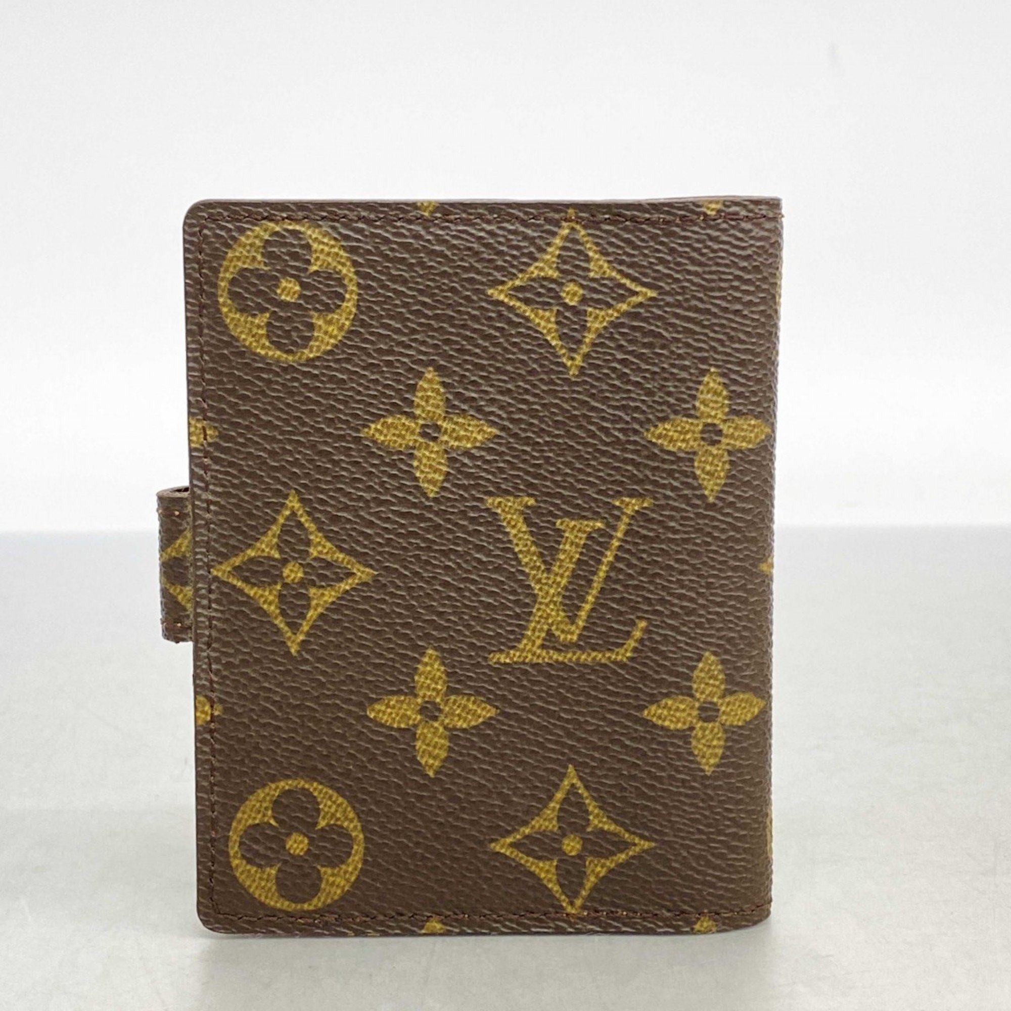 Louis Vuitton Notebook Cover Monogram Agenda R20007 Brown Men's Women's