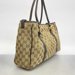 Gucci Tote Bag GG Canvas Interlocking G 232957 Brown Women's